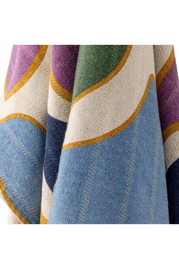 Bloomingville Salacia Throw, Multi, Recycled Cotton