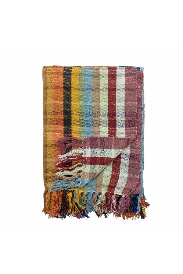 Bloomingville Elmy Throw, Multi, Recycled Cotton