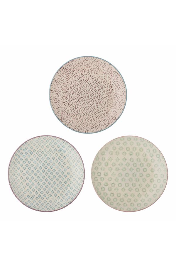 Bloomingville Patrizia Plate, Multi, Stoneware