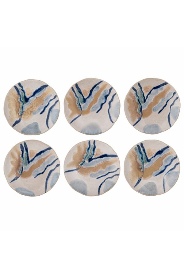 Bloomingville Imogen Plate, Multi, Stoneware