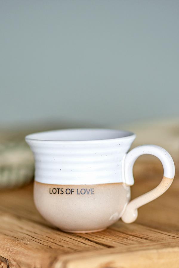 Creative Collection Claire Cup, White, Stoneware