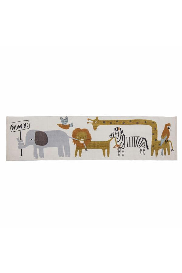 Bloomingville Mini Neah Rug, Multi, Cotton