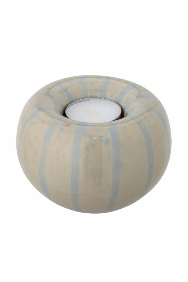 Bloomingville Agate Votive, Yellow, Stoneware