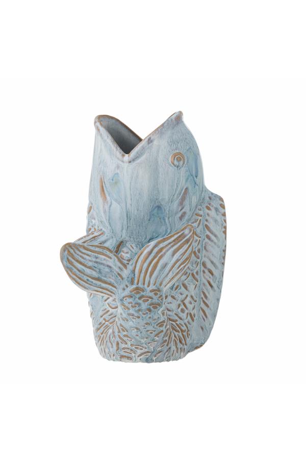 Creative Collection Hiro Vase, Blue, Stoneware