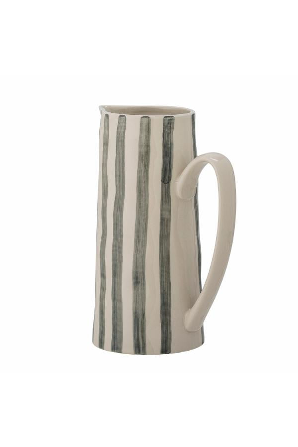 Creative Collection Begonia Jug, Green, Stoneware