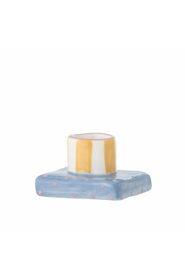 Bloomingville Tacana Candle Holder, Multi, Stoneware