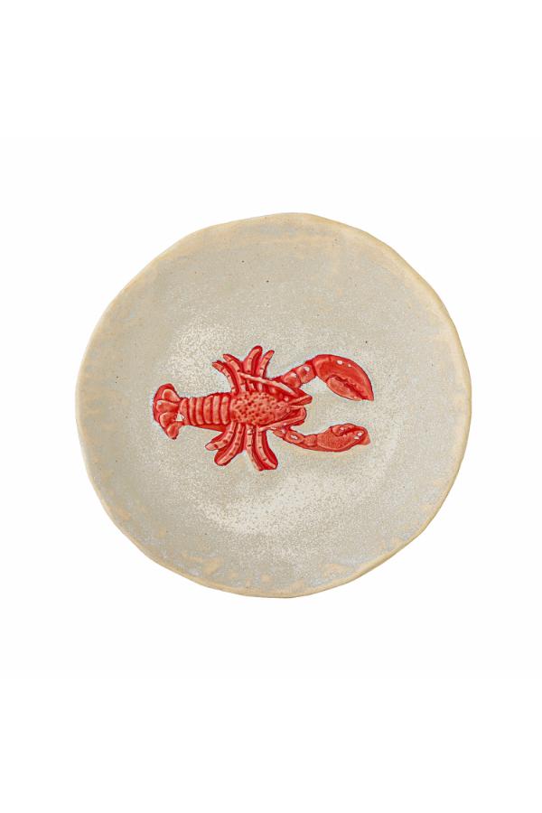 Creative Collection Hadden Plate, Red, Stoneware