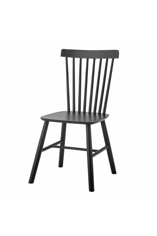 Creative Collection Mill Dining Chair, Black, Pine