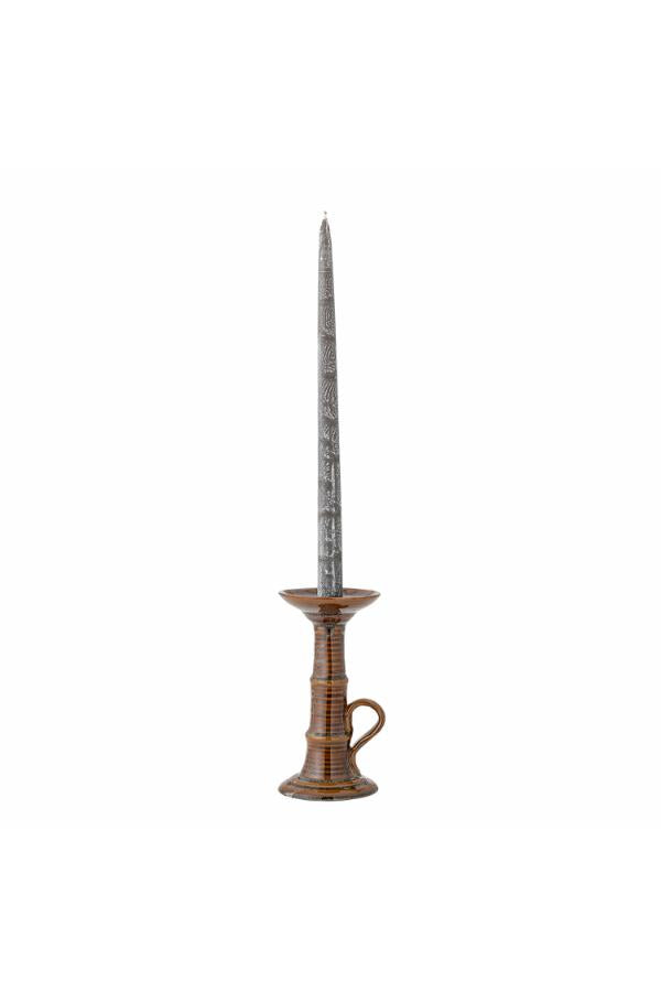 Creative Collection Rigby Candle Holder, Brown, Stoneware