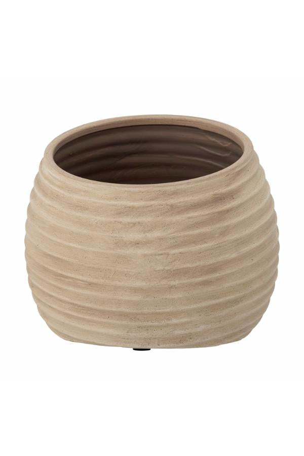 Bloomingville Cimmy Deco Flowerpot, Brown, Terracotta