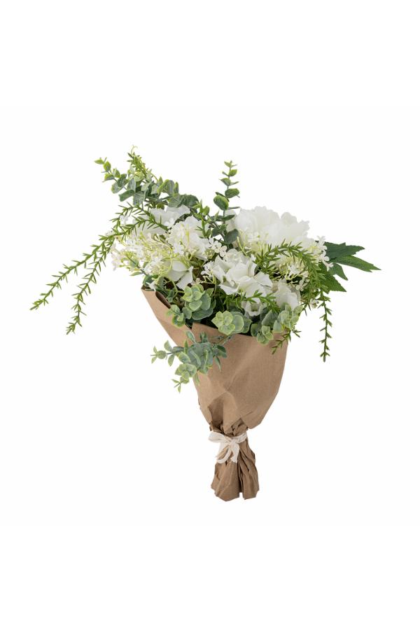 Bloomingville Lustre Bouquet, White, Artificial Flowers