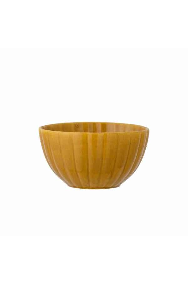 Bloomingville Latina Bowl, Yellow, Stoneware