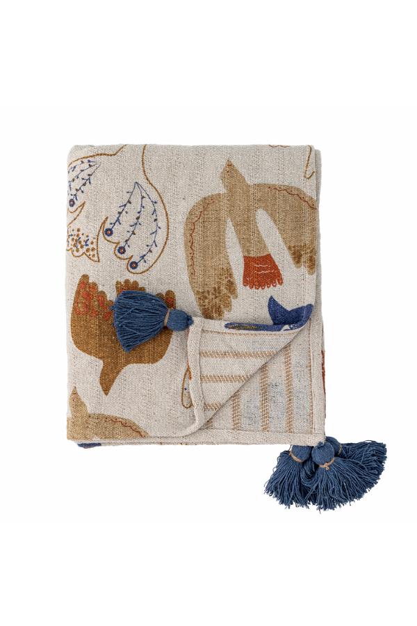 Bloomingville Anniversary Throw, Multi, Recycled Cotton