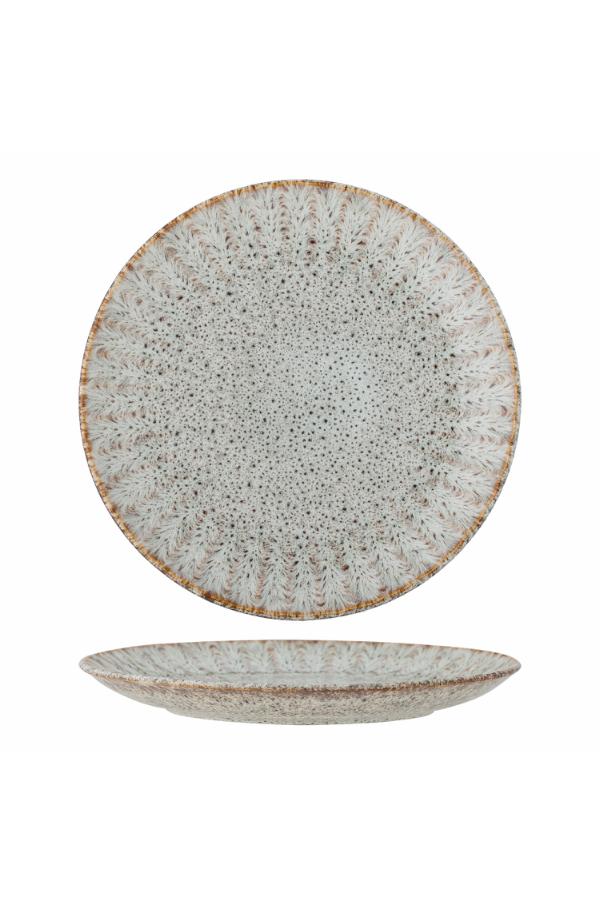 Creative Collection Fleur Plate, Nature, Stoneware