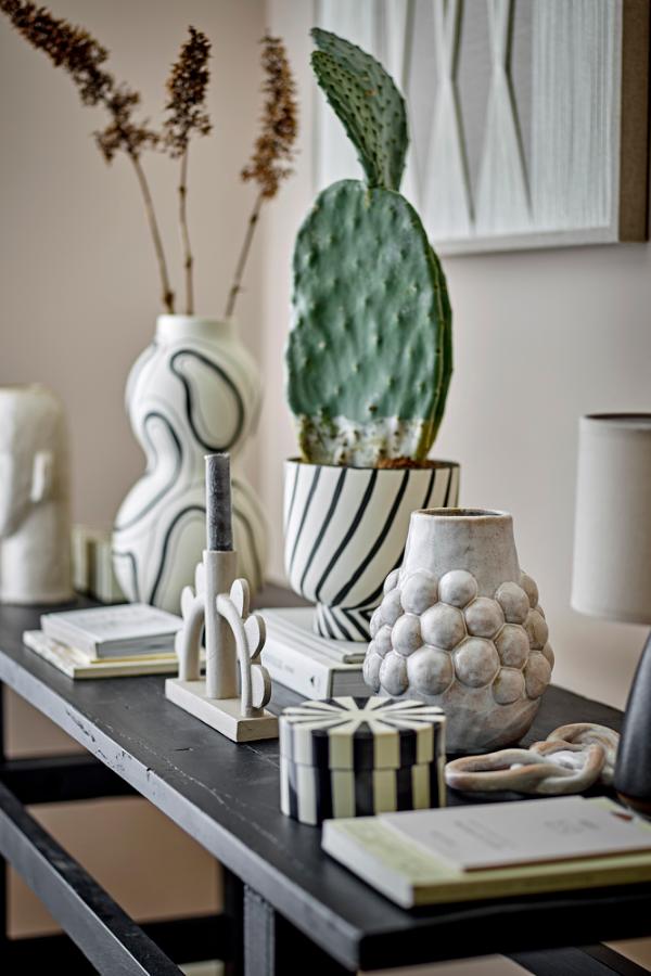 Bloomingville Poldor Vase, Nature, Stoneware