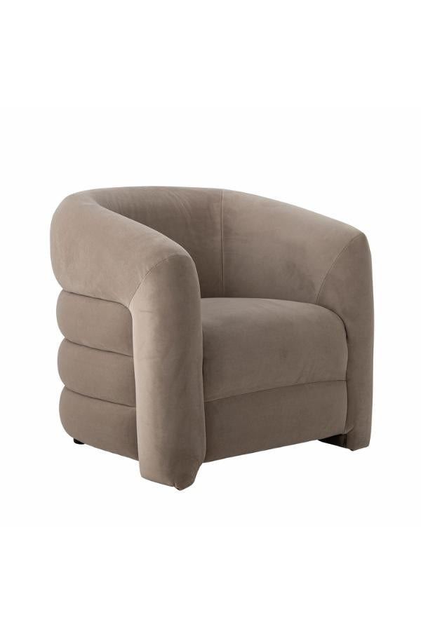 Bloomingville Joel Lounge Chair, Grey, Polyester