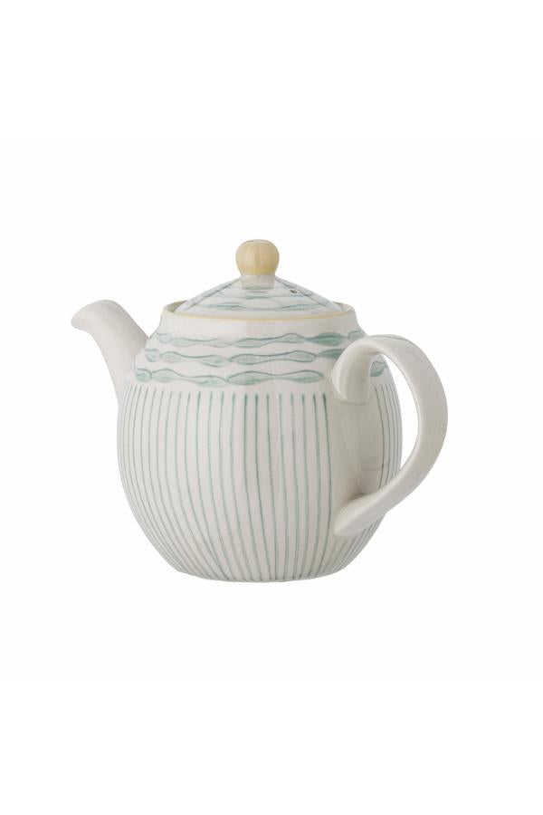 Creative Collection Maple Teapot, Green, Stoneware