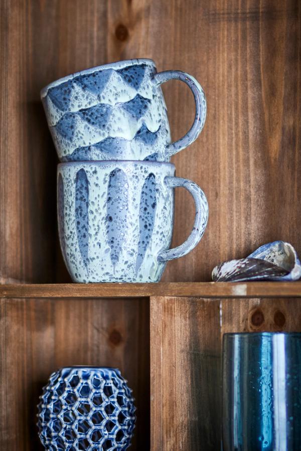 Creative Collection Ramie Mug, Grey, Stoneware