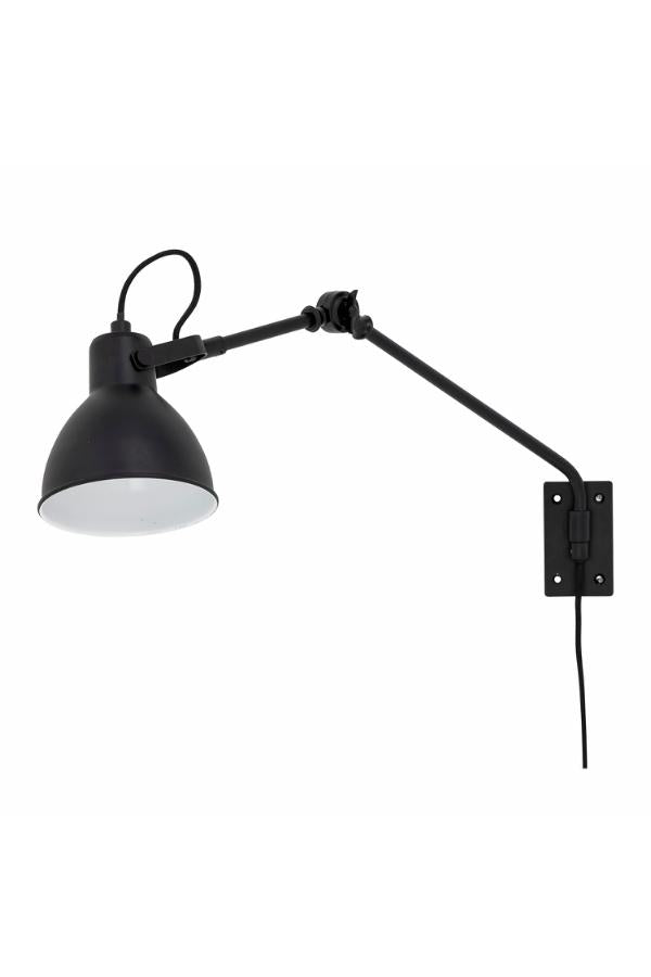 Creative Collection Jili Wall Lamp, Black, Metal
