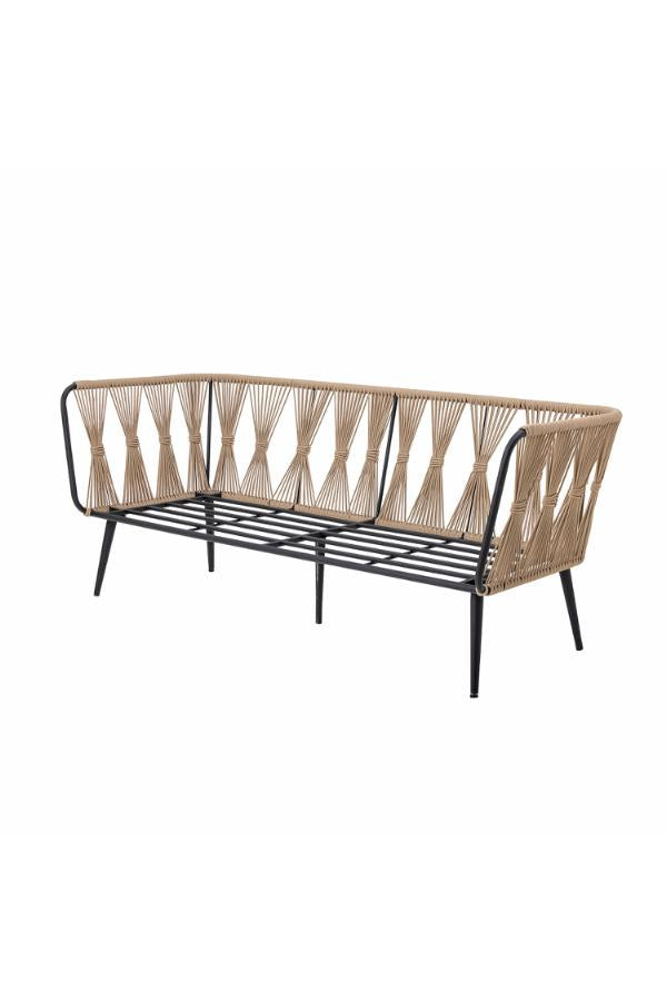 Bloomingville Pavone Sofa, Brown, Metal