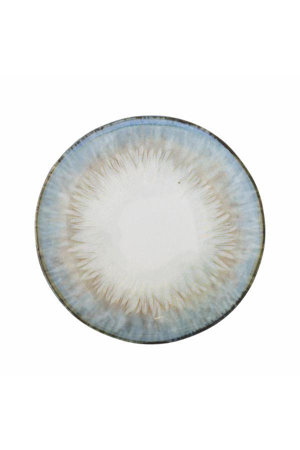 Bloomingville Calen Plate, Blue, Stoneware