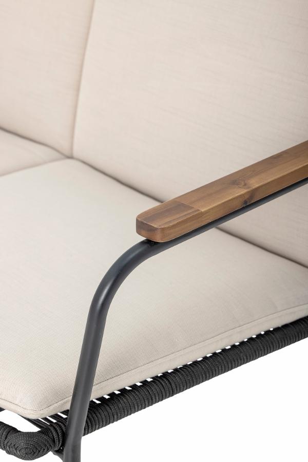 Bloomingville Hampton Sofa, Black, Metal