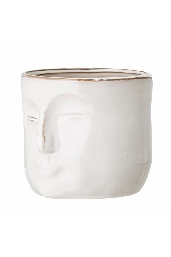 Bloomingville Ignacia Flowerpot, White, Stoneware