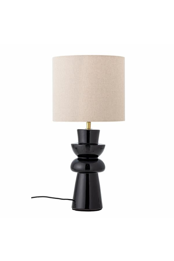 Bloomingville Lio Table lamp, Black, Stoneware