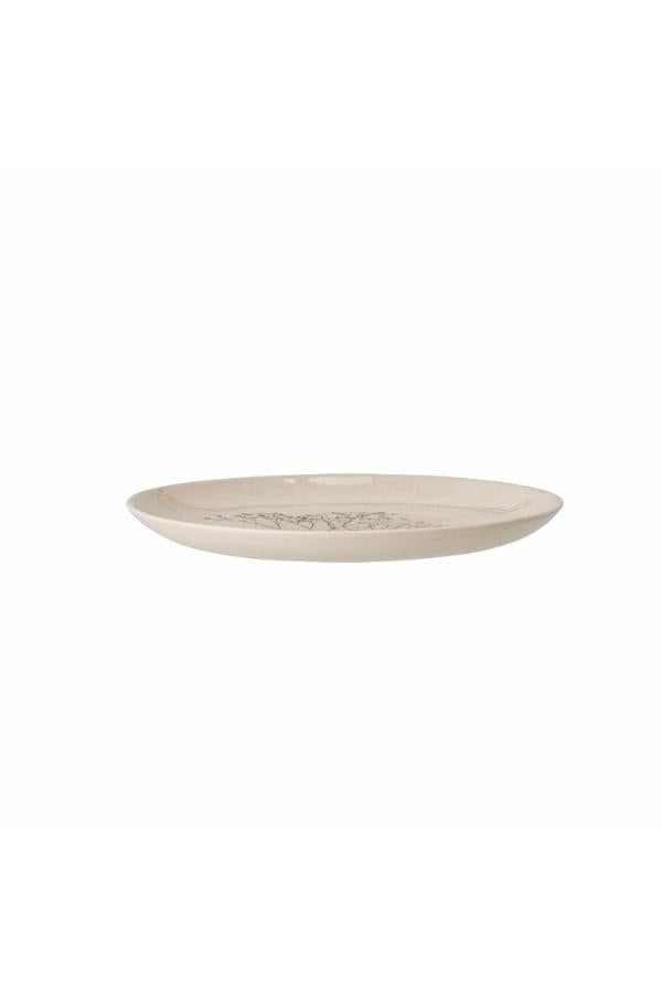Bloomingville Bea Plate, Nature, Stoneware