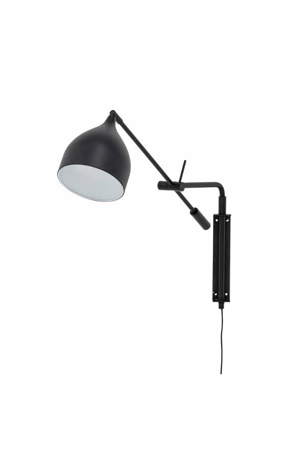 Bloomingville Lyam Wall Lamp, Black, Metal