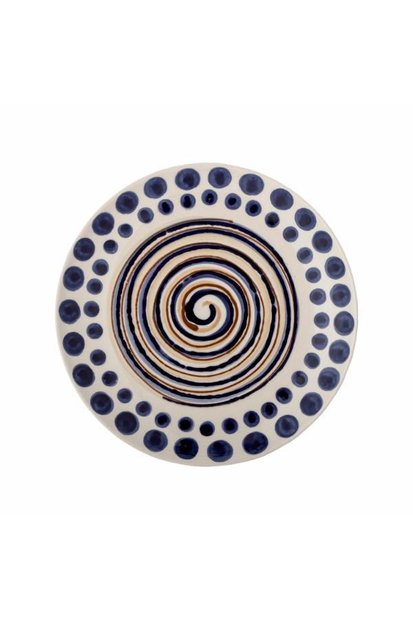 Bloomingville Shama Plate, Multi, Stoneware