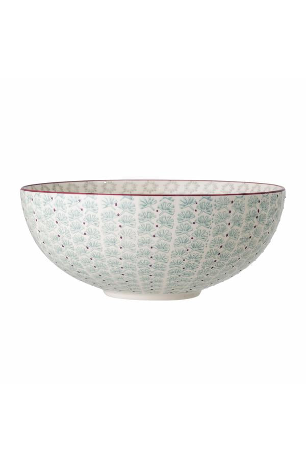 Bloomingville Maya Bowl, Green, Stoneware