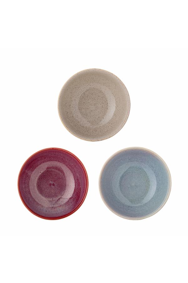 Bloomingville Addison Bowl, Rose, Stoneware