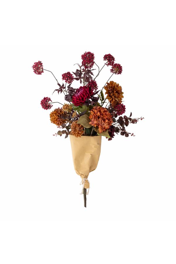 Bloomingville Waverly Bouquet, Orange, Artificial Flowers