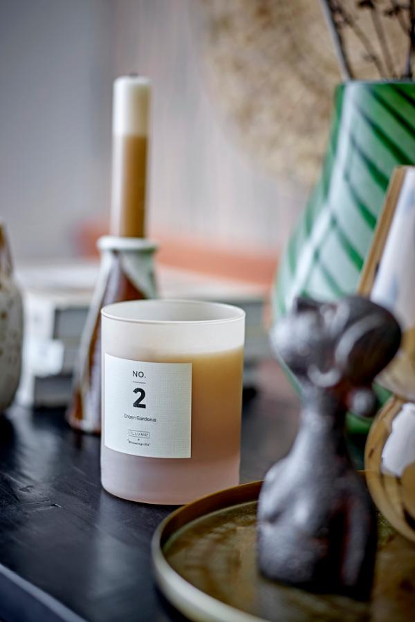 Illume X Bloomingville NO. 2 - Green Gardenia Scented Candle, Rose, Natural Wax
