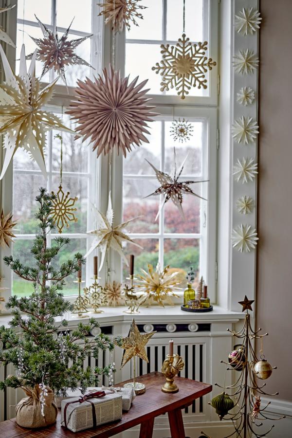 Bloomingville Ilo Star, White, FSC®Mix, Paper