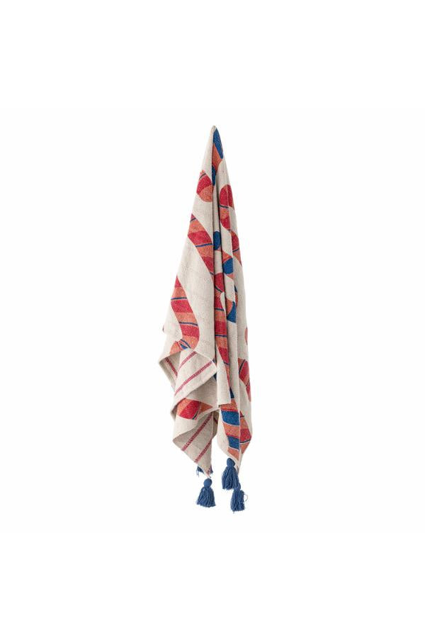 Bloomingville Candice Throw, Multi, Recycled Cotton