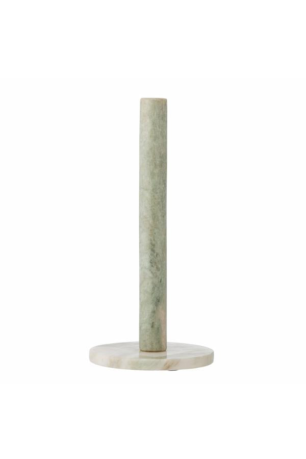 Bloomingville Emy Kitchen Paper Stand, Green, Marble