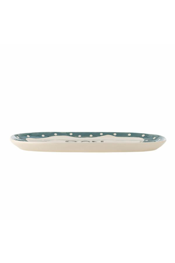 Bloomingville Soline Serving Plate, Multi, Stoneware