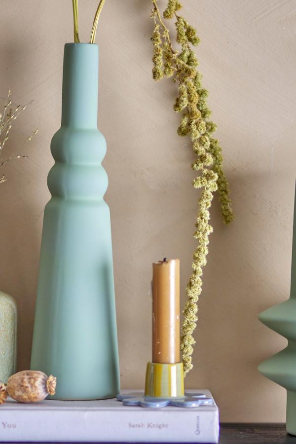 Bloomingville Isolde Vase, Green, Stoneware
