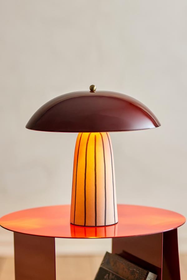 Bloomingville Arvid Table lamp, Multi, Stoneware