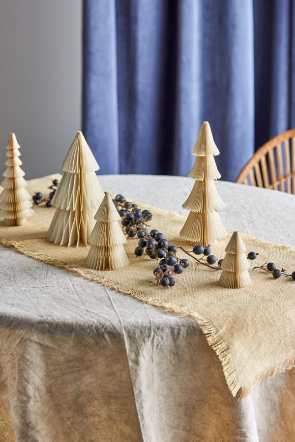 Bloomingville Janavi Table Runner, Yellow, Jute