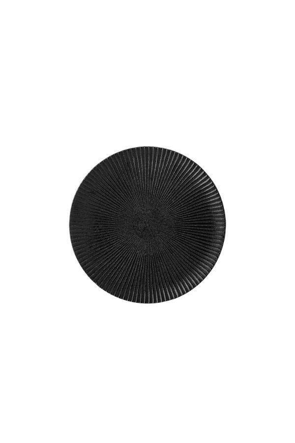 Bloomingville Neri Plate, Black, Stoneware