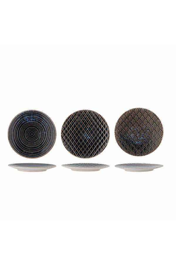 Creative Collection Elanor Plate, Blue, Stoneware