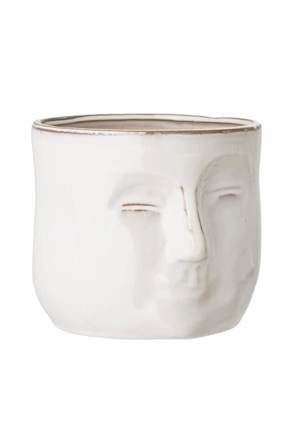 Bloomingville Ignacia Flowerpot, White, Stoneware