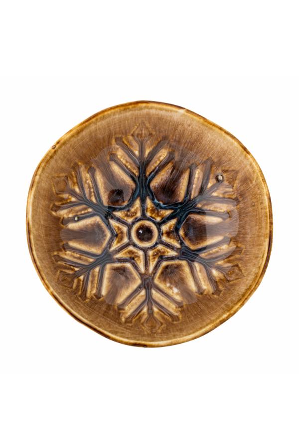 Bloomingville Acco Bowl, Brown, Stoneware