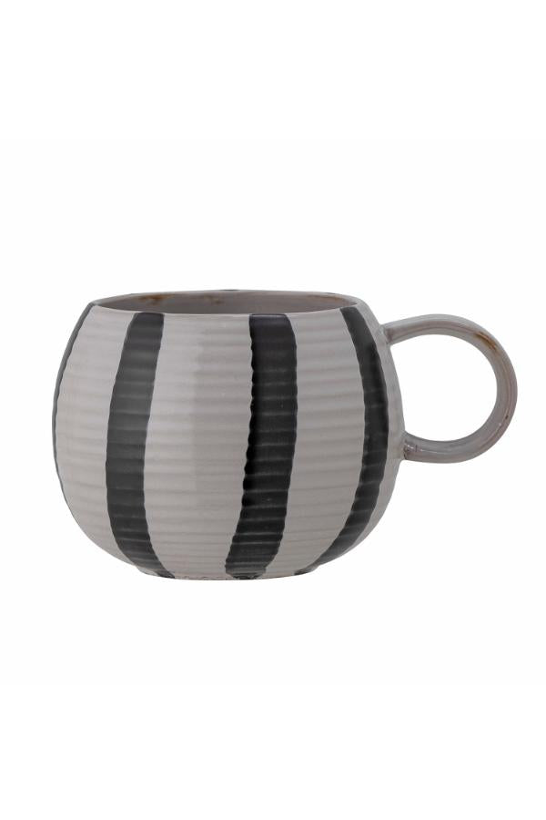 Bloomingville Serina Mug, Black, Stoneware