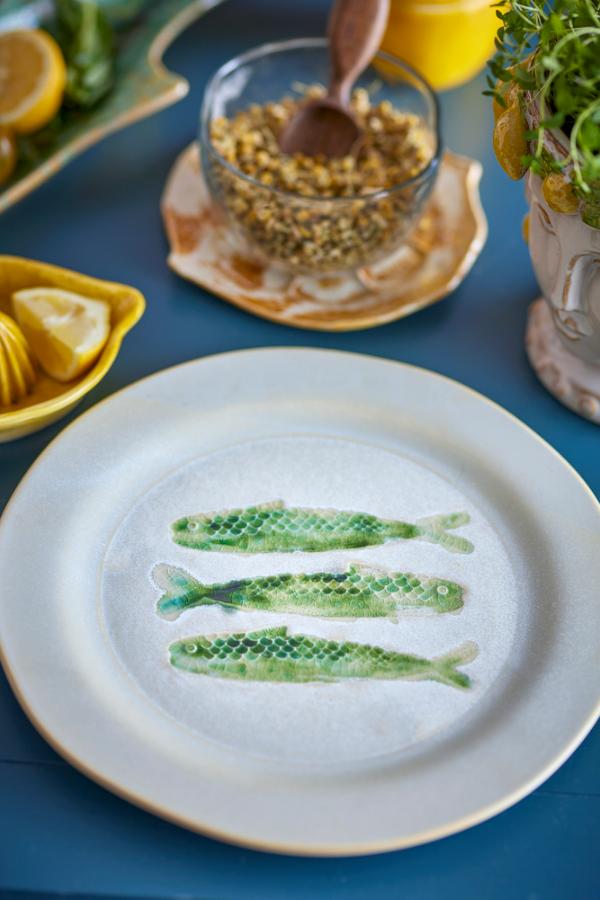 Creative Collection Hadden Plate, Green, Stoneware