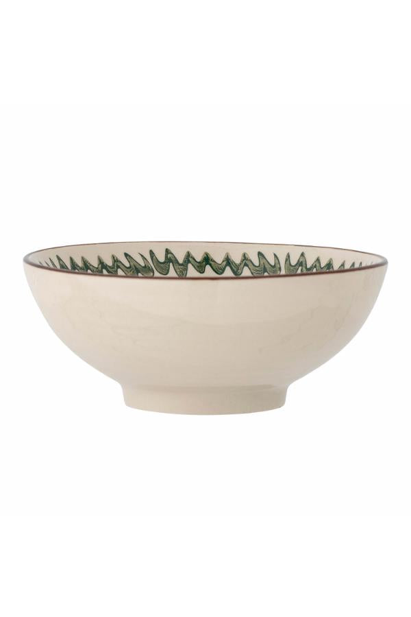 Bloomingville Heikki Bowl, Green, Stoneware