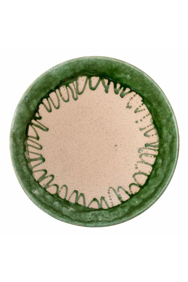 Bloomingville Moez Bowl, Green, Stoneware